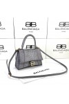 BALENCİAGA HOURGLASS GRİ CROCO