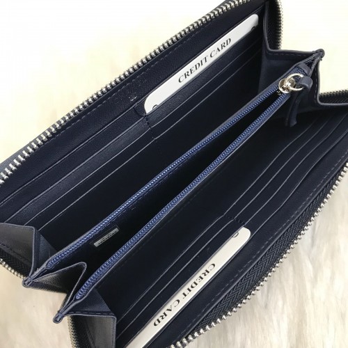 CHNL CLASSİC WALLET LACİVERT CHEVRON