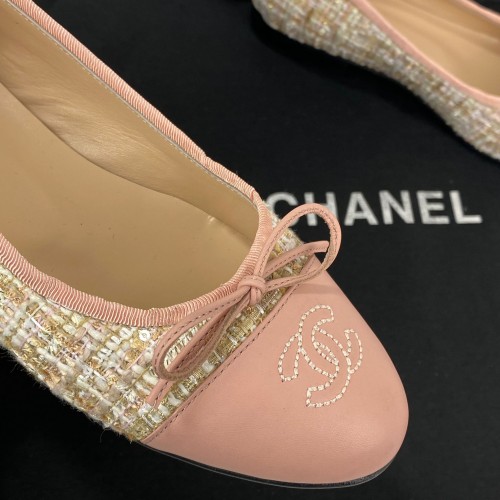 CHNL BALLERİNAS TWEED NEW SEASON PİNK