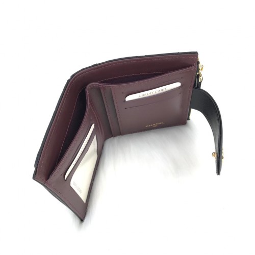 CHNL SLİM PORTATİF CUZDAN SİYAH