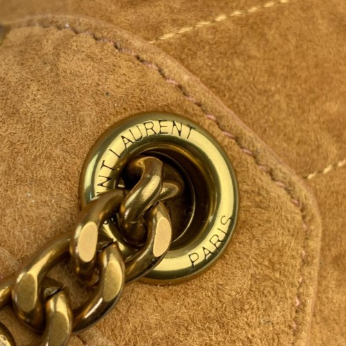 YVES SAİNT LAURENT NİKİ MEDİUM SÜET TABA